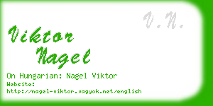 viktor nagel business card